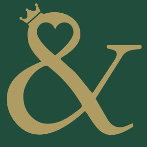 Logo von Herz und Haar Naturfriseur und mehr: Die Krone steht für das königliche Service, welches Sie hautnah erleben können im Salon von Gabriele Herzog.